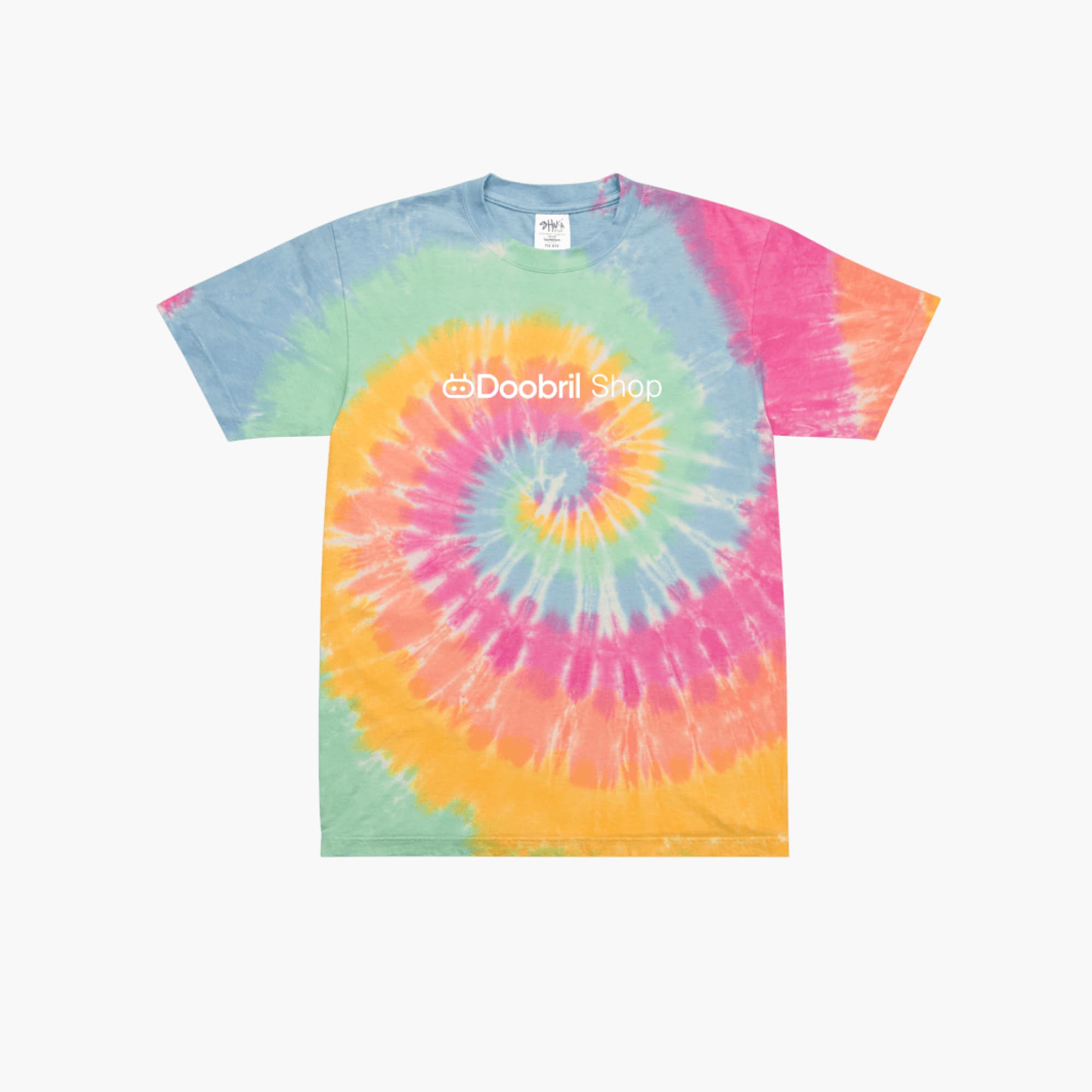 Camiseta oversize con efecto tie dye